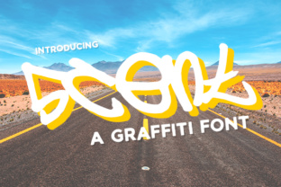 5cent Free Graffiti: A Bold Display Font for Editorial Design