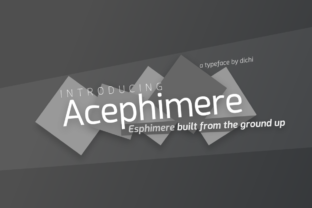 Acephimere: A Versatile Sans Serif for Modern Editorial Design