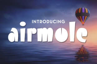 Airmole: A Playful Display Font for Bold Web Headers