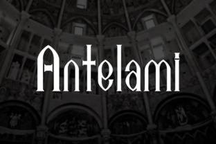 Antelami Font: A Gothic Touch for Handmade Labels