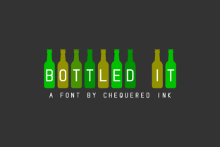 Bottled It: A Fun Display Font for Craft Labels