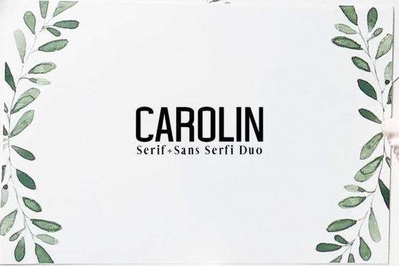 Carolin Duo: A Versatile Typeface for Modern Campaigns