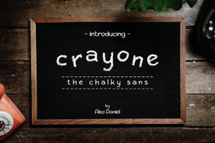 Crayone Font: A Chalky Sans Serif for Handmade Brands
