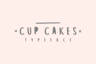 Cup Cakes: A Handwritten Font for Small Business Branding