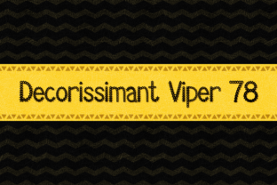 Decorissimant Viper 78: A Bold Typeface for Editorial Impact