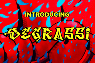 Degrassi Font Review: A Grungy Typeface for Bold Brands