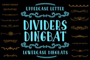 Dividers Dingbat: A Playful Typeface for Brand Identity