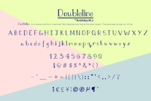 Doubleline: A Handwritten Typeface for Editorial Impact