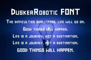 DuskerRobotic: The Techno Typeface for Scroll-Stopping Campaigns