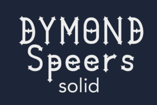 Dymond Speers Solid: A Bold Typeface for Brand Identity