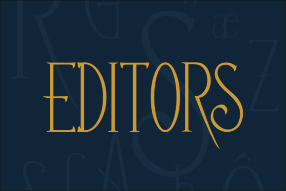 Editors Font: A Serif Typeface for Polished Branding