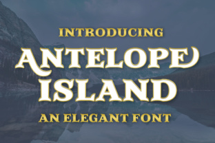 Elevate Web Design with the Antelope Island Typeface