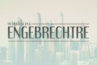 Engebrechtre: A Bold Display Font for Modern Branding