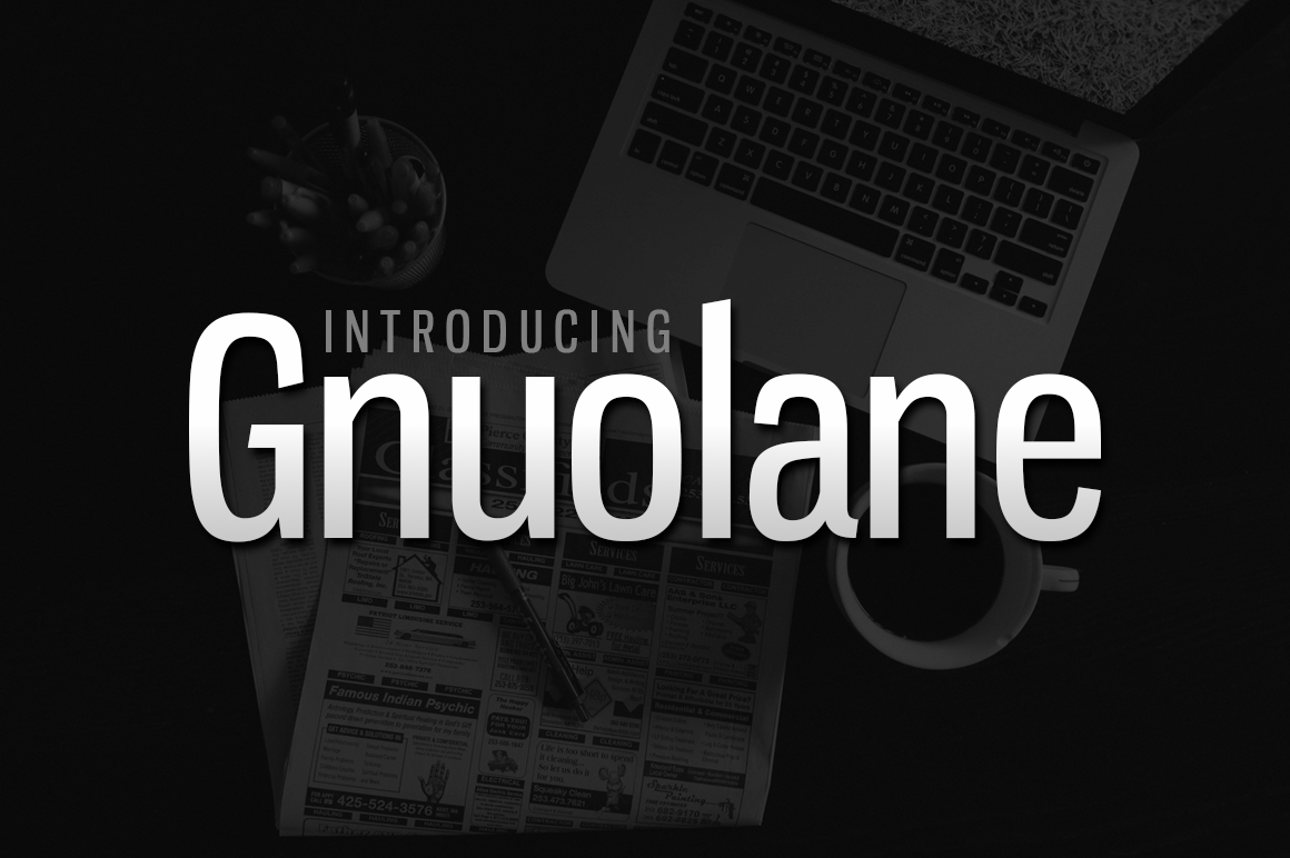 Gnuolane Font Review: A Bold Typeface for Campaign Headlines