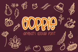 Gobbie Font Review: A Playful Thanksgiving Typeface for Branding
