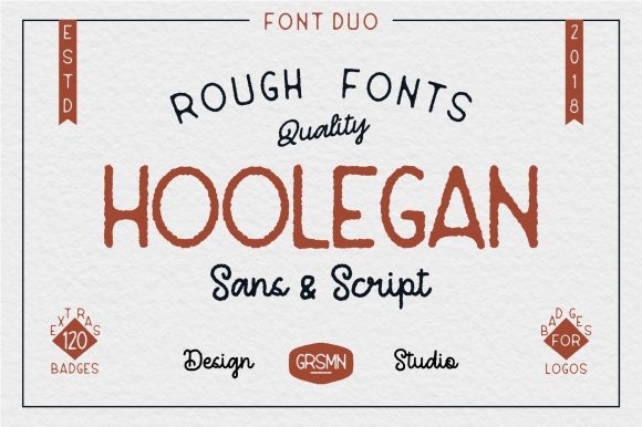 Hoolegan Duo: A Handwritten Typeface for Bold Editorial Design
