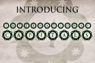 International Capitals: A Decorative Typeface for Editorial Design