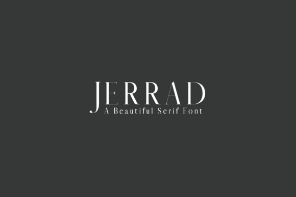 Jerrad: A Serif Built for Bold Brand Statements