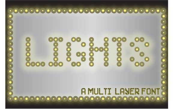 Lights Font Review: A Bold Decorative Typeface for Campaigns