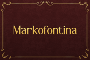 Markofontina Review: A Serif Built for Bold Branding