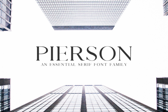 Pierson an Essensial Family: A Refined Serif for Editorial Design