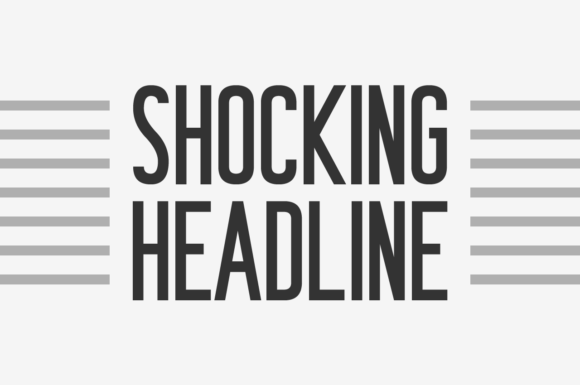 Shocking Headline: A Bold Sans Serif Typeface for Web Design