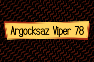 Upgrade Your Brand with the Argocksaz Viper78 Typeface